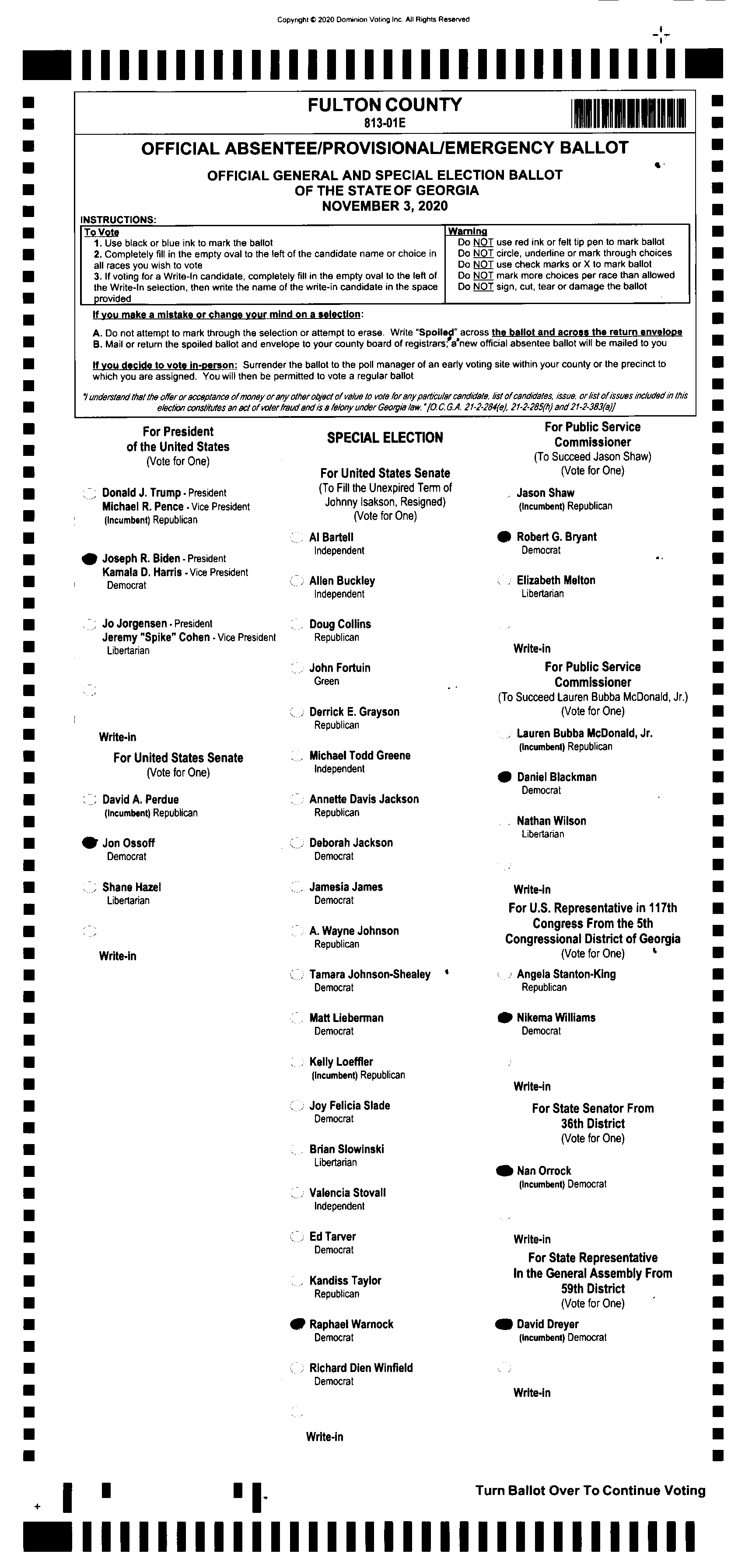 Source Ballot